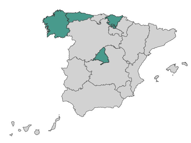 Mapa de subvenciones y ayudas para cambios de calderas
