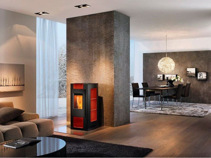 decora tu casa moderna con una estufa